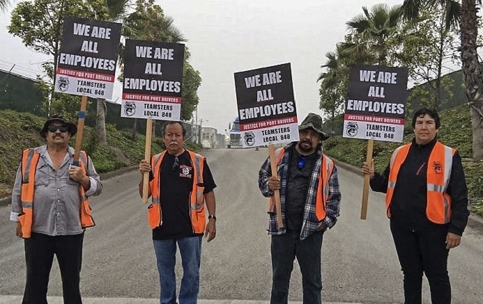 Drivers, Warehouse Workers to Culminate Port Actions with LA March