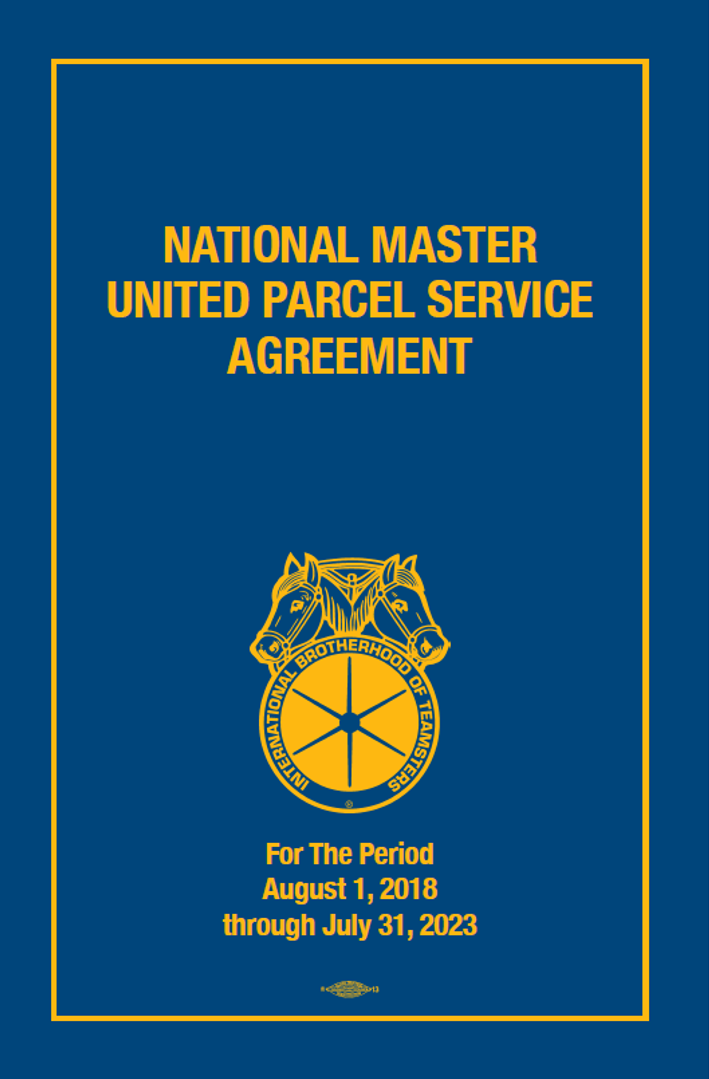 National Master UPS Agreement PDF Now Available Teamsters Local Union