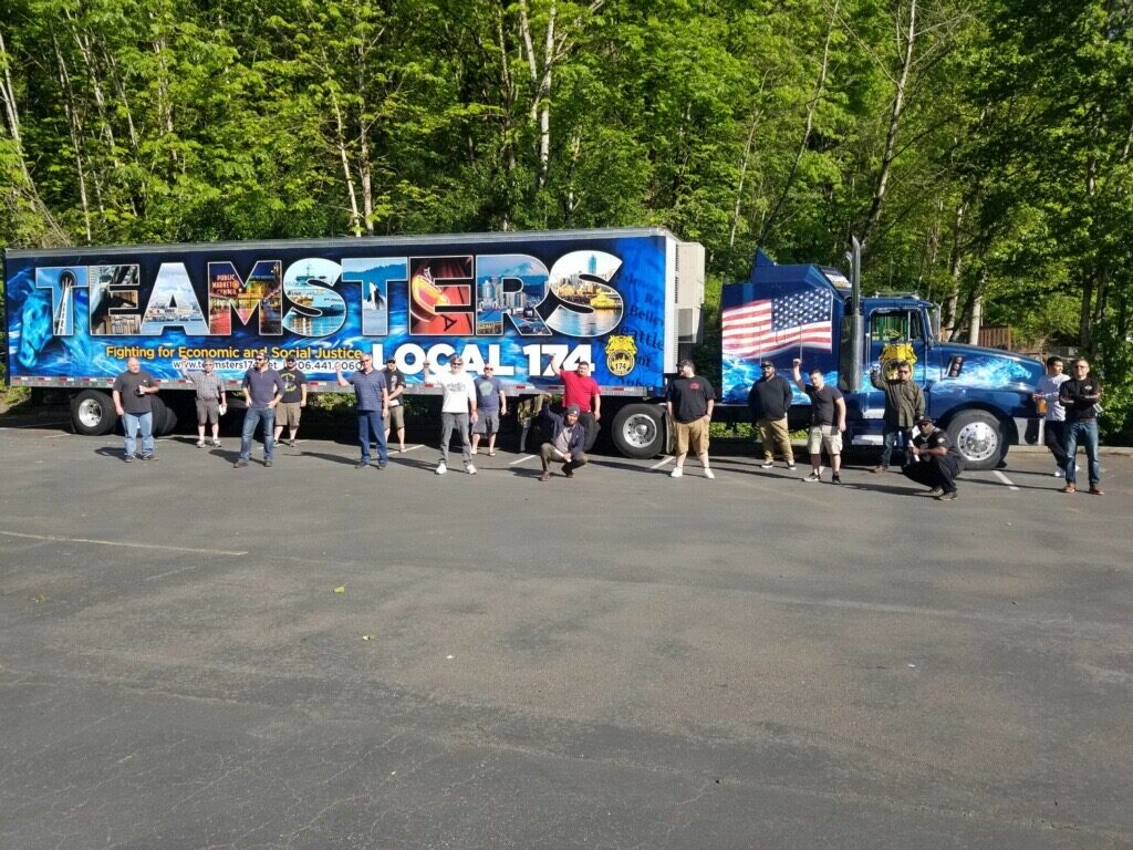 Teamsters Local 174 Members At Pozzi Bros Transportation