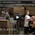 Carhartt clothing, made in the USA, by union workers