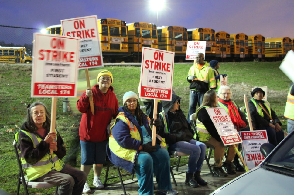 Teamsters Local 174 One Day Strike At First Student Recap And Update 