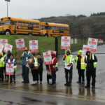 “Be Brave. We Hope You Win”: With the Backing of the Community, Seattle School Bus Driver Strike Continues Into Third Day