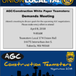 Reminder: AGC Demands Meeting