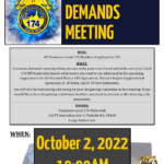 UPS DEMANDS MEETING OCTOBER 2, 2022