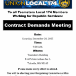 Republic Services Demands Meeting: 12/20/25 9AM